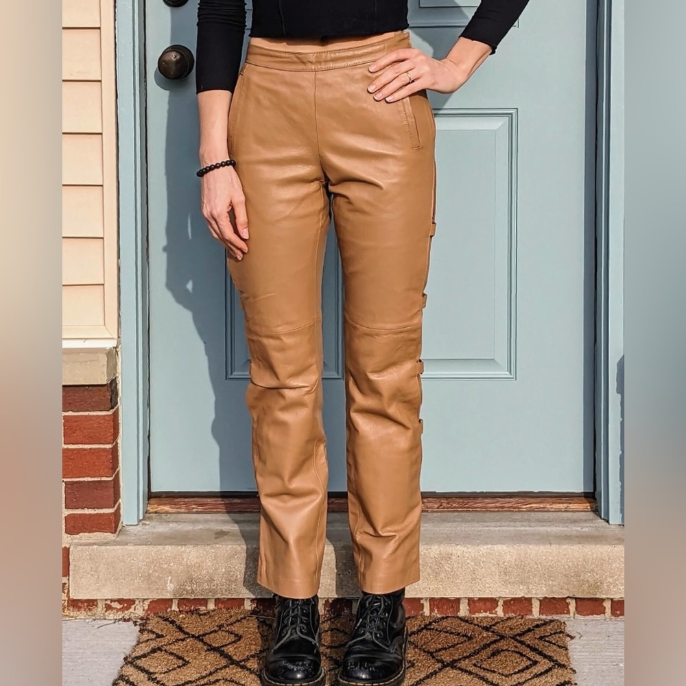 Y2K Leather Pants
